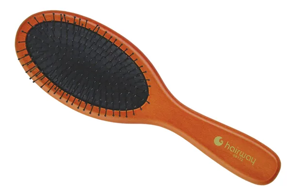Щетка Hairway Black Cushion 11-ряд.масс.дер.мет.зуб.