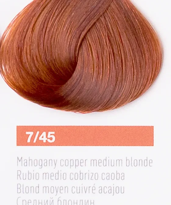 Краска для волос Lakme Collage new 7/45, средний блондин медно-махагоновый, 60 мл