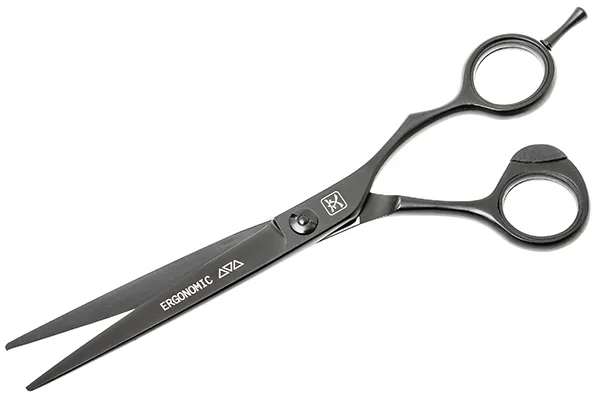 Ножницы для стрижки Katachi Black Ergonomic 7.0"