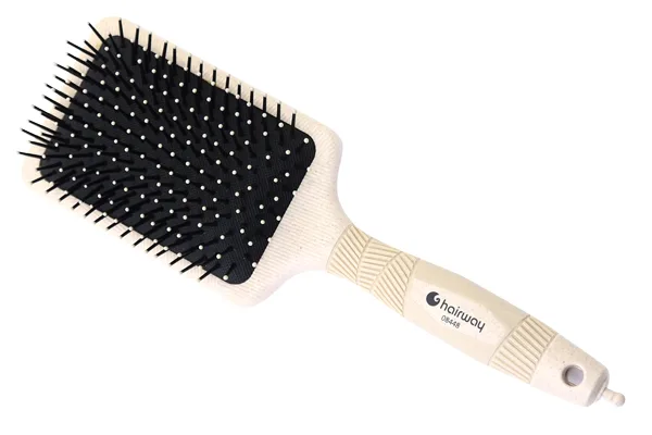 Щетка Hairway Eco массажная 11 рядов бежевая