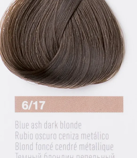 Краска для волос Lakme Collage new 6/17, темный блондин пепельный, 60 мл