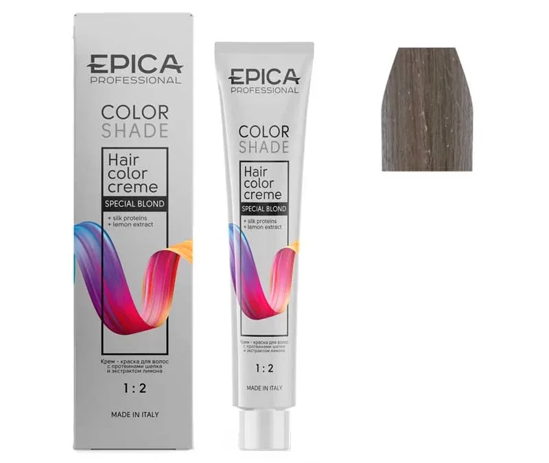 Крем-краска EPICA COLORSHADE 12.11 специальный блонд пепельный интенсивный 100 мл. д/волос