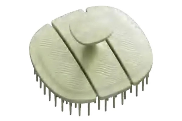 Массажер Hairway для головы 196 штифтов 3-х зонный оливковый
