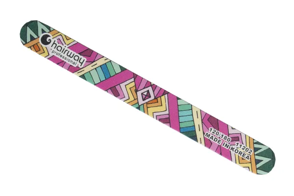 Пилка Hairway design 120/180, пластиковая основа, стандарт