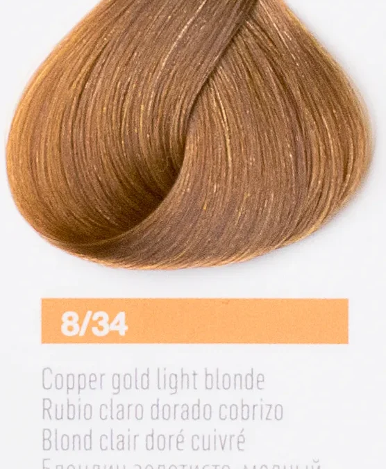 Краска для волос Lakme Collage new 8/34 светлый блондин золотисто-медный, 60 мл