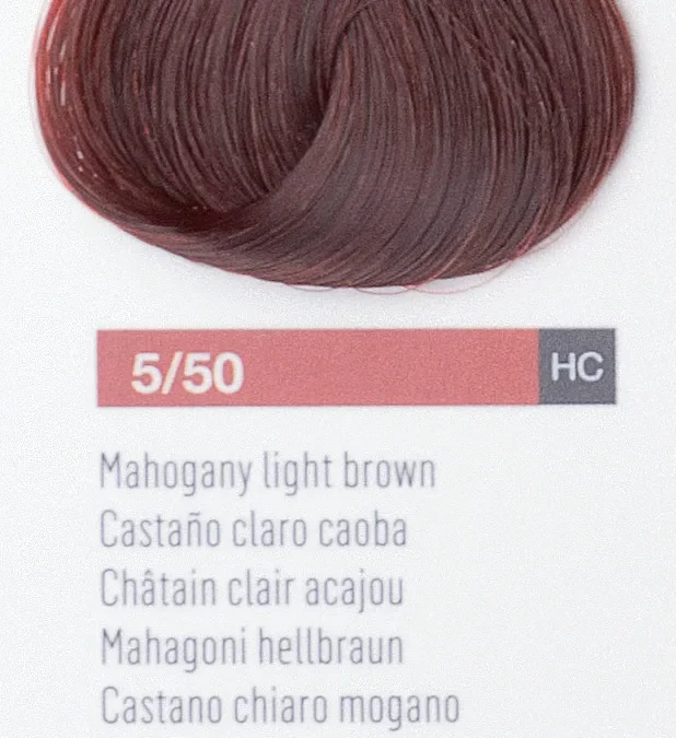 Краска для волос Lakme Chroma 5/50, светлый шатен махагоновый, безаммиачная, перманентная, 60 мл