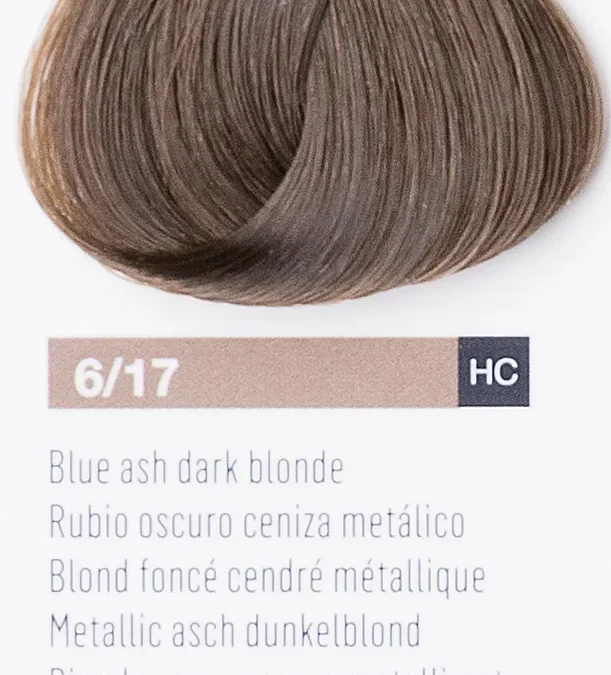 Краска для волос Lakme Chroma 6/17, тёмный блондин пепельно-синий, безаммиачная, перманентная, 60 мл