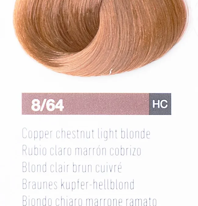 Краска для волос Lakme Chroma 8/64, блондин коричнево-медный, безаммиачная, перманентная, 60 мл
