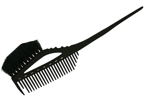 Кисточка для окрашивания Y.s.park sf640 black, комбинированная, с расческой, чёрная