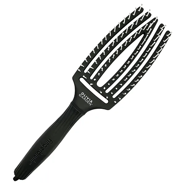 Щетка для волос Fingerbrush Care Iconic Nylon Bristles Black M ID1393/BR-FB1PC-M0000