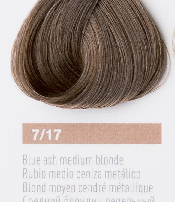 Краска для волос Lakme Collage new 7/17 средний блондин пепельно-синий, 60 мл